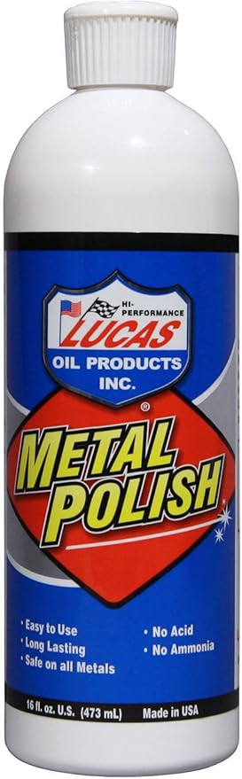 Lucas Oil 10155-12 Metal Polish Cs/12-16oz