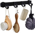 Magnetic BBQ Tool Rack, Universal Fridge Organizer Grill Cutlery Holder Towel Hanger - 4 Adjustable Rail Hooks Storage for Hanging Kitchen Utensils Tongs,Oven mitt,whisks,Hand Towel, etc.