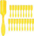 20-Pack Mini Gardening Shovel Spoons, Plastic Garden Soil Scoops for Cultivation Digging Transplanting/Flower Planting/Plant Succulent, Colorful Small Gardening Tools [Yellow]