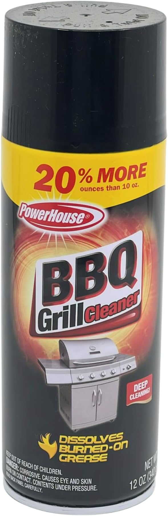Home Select Aerosol BBQ & Grill Cleaner 12 oz (Pack 3)