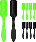 10-Pack Mini Gardening Shovel Spoon, Plastic Garden Soil Scoops for Cultivation Digging Transplanting/Flower Planting/Plant Succulent, Colorful Small Gardening Tools [Black, Green]