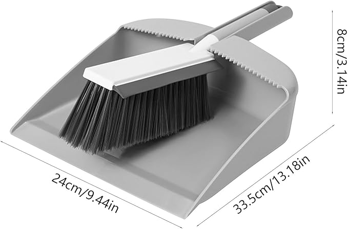 Broom with Dustpan Combo Set Dustpan and Brush Set Handheld Dustpans and Brush Comfortable Grip Brushs and Dustpans for Sofa Tabletop Bedroom Tent Cleaning Broom Set Cleaning Tools