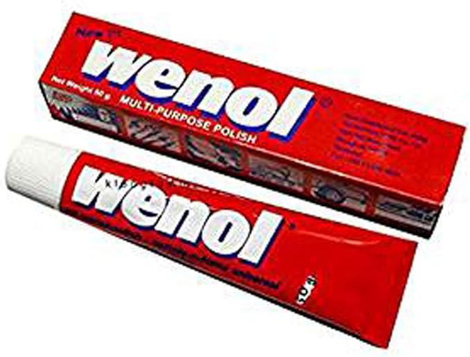 1X50 GRAM WENOL METAL POLISH CLEANER ALL FOR BRASS COPPER STAINLESS STEEL