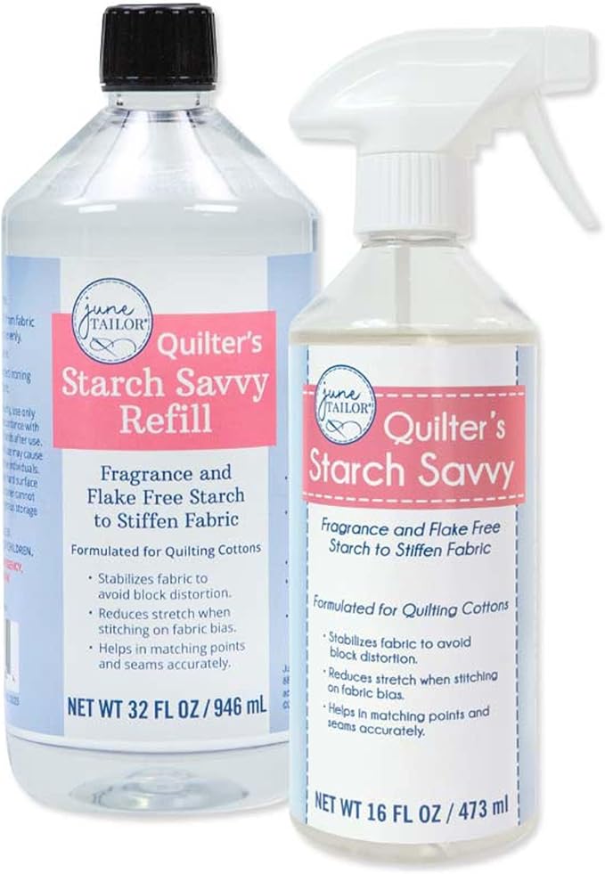 June Tailor Quilter's Starch Savvy + Liter Refill