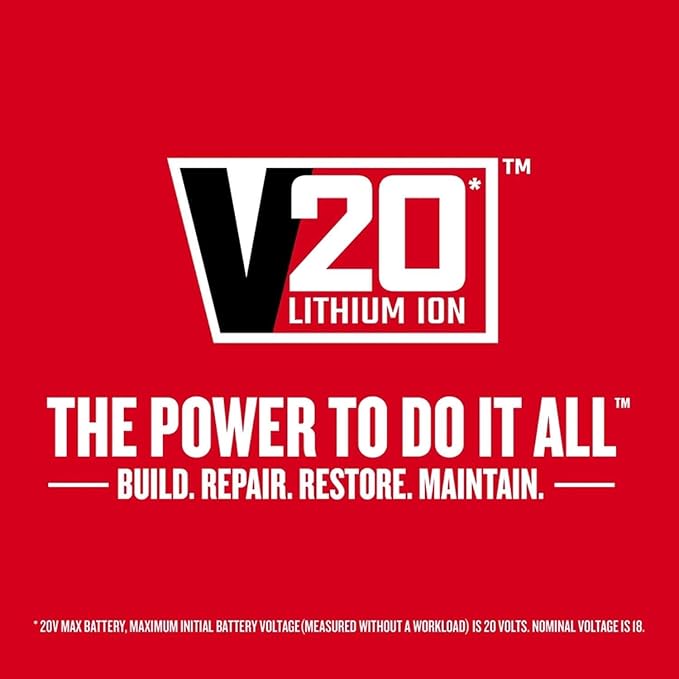 CRAFTSMAN 20V MAX Impact Driver Kit, 1/4 Inch, 2,800 RPM, LED Work light, Battery and Charger Included (CMCF800C1)