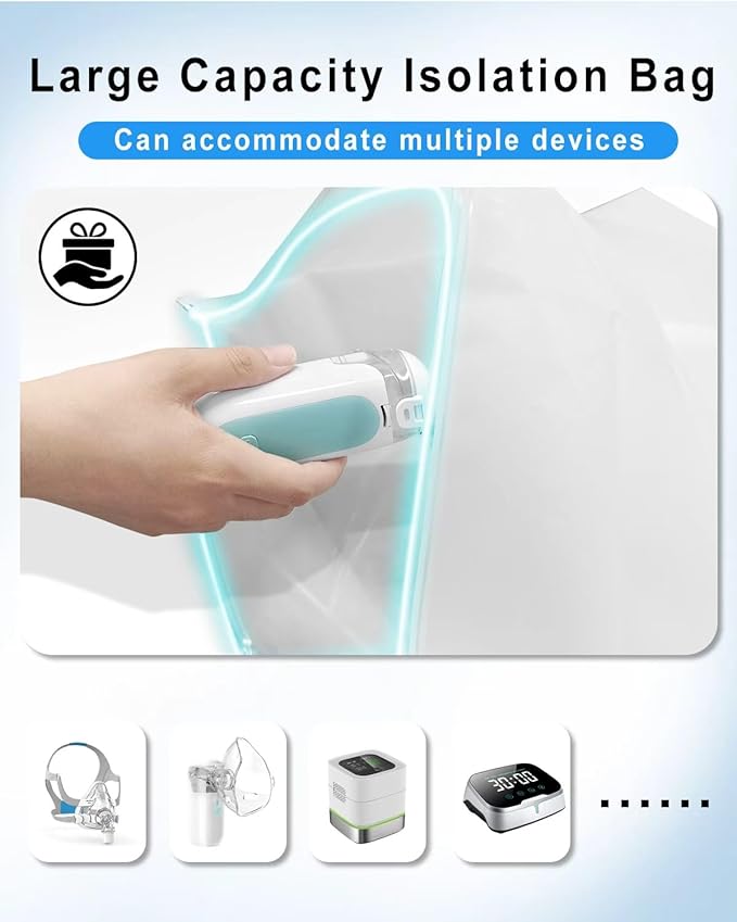 Household Supplies Cleaner Machine, Multi-Function Cleaning machine, with Large Storage Bag and Travel Bag, Completely Waterless Cleaner, One-Touch Start for Easy, Efficient and Time-Saving Operation