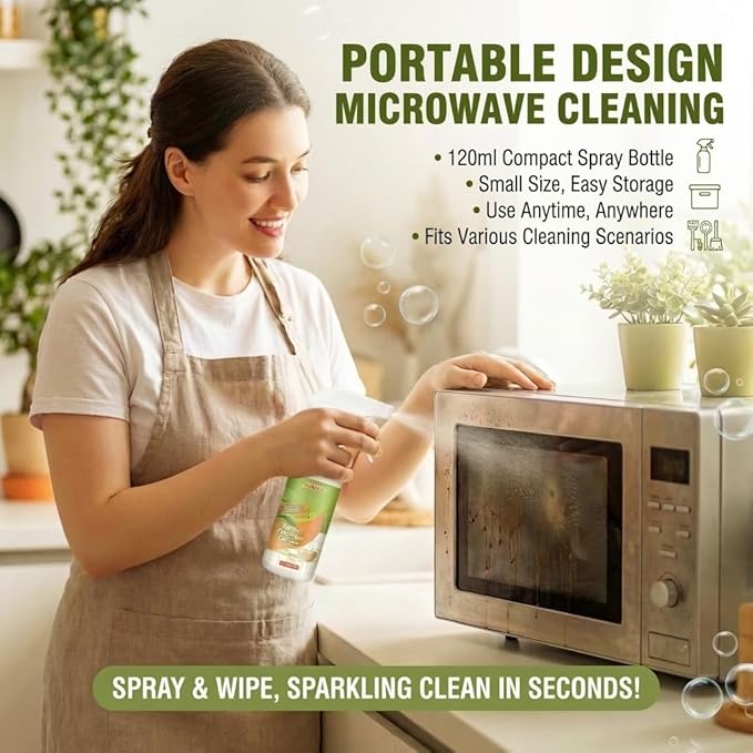 Kitchen Appliance Cleaner Spray, Fly Kitche Cleanse Spray, Electrolyzed Ion Kitchen Cleaner Spray,Multi Purpose Household and Kitchen Cleaning Spray, Clean Up Kitchens Oil Stains (2PCS)