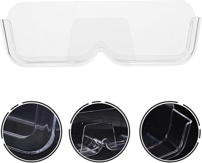 Wear-Resistant Glasses Wall Organizer Adhesive Eyewear Storage Box for Indoor Sunglasses and Spectacles Holder