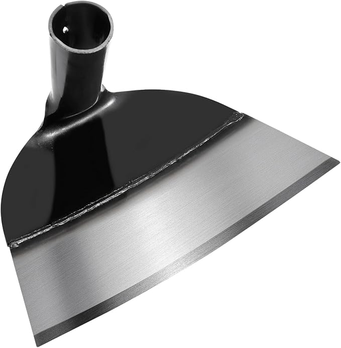 Heavy Duty Manganese Steel Garden Hoe Head Replacement for Weeding Cultivating and Soil Loosening 9.16 X 5.85 X 5.85 Inches Hand Hoe Gardening Tool Without Handle
