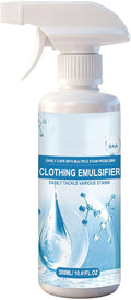 Clothing Emulsifier Stain Remover, Non Ionic Emulsifier Stain Remover, 10oz Clean Shop Non-Ionic Laundry Pre-Treatment Spray for Grease, Oil, Food on Clothes & Shoes (308ml)