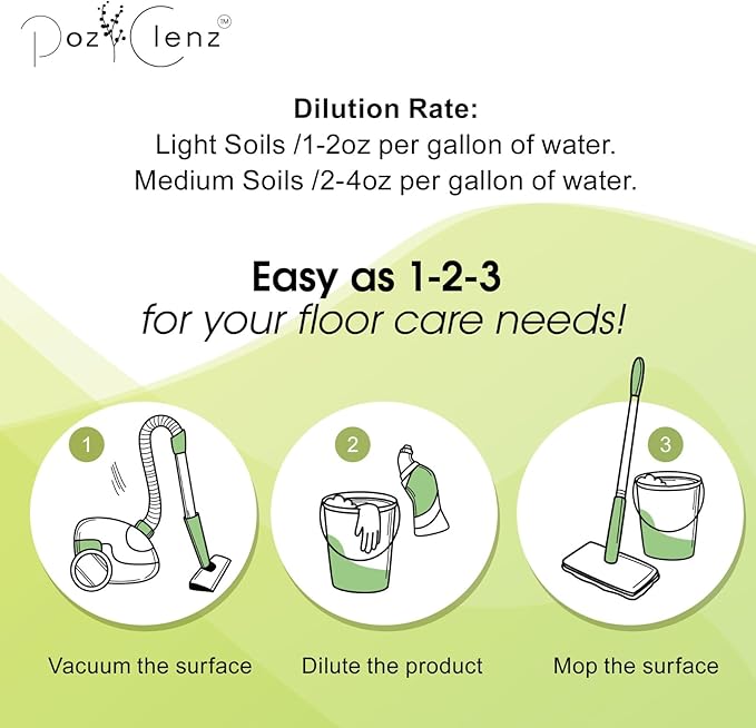 Marble & Stone Floor Cleaner | Concentrated Daily Formula (1 Gallon) | pH Neutral, Streak-Free | Safe for Marble, Travertine, Limestone, Granite, Terrazzo & More | Cleans & Refreshes.