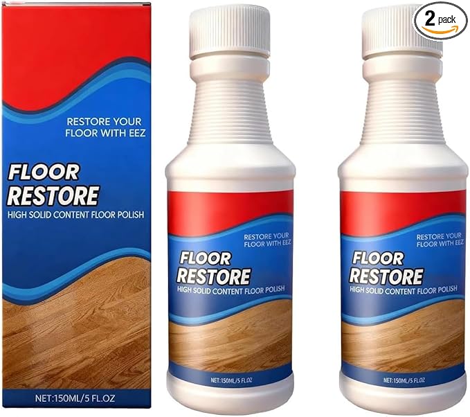 Floor Restore Cleaner & Polish | Multi-Surface Floor Restorer for Tile, Shine Wood, Laminate, Vinyl, Bamboo | Flooring Protection & Shine Enhancer, 150ML(2)