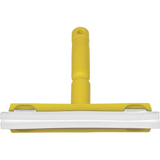 Vikan 77516 Squeegee,Fixed Head,Bench,10",PP/RB,Yellow