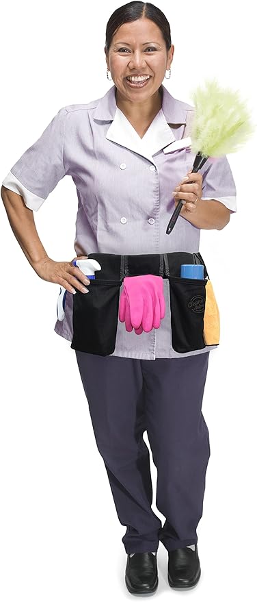 Cleaner's Helper PROFESSIONAL Tool Belt for Janitorial, Custodial, Maid, Housekeeping, Carpet Cleaning, & Cleaning