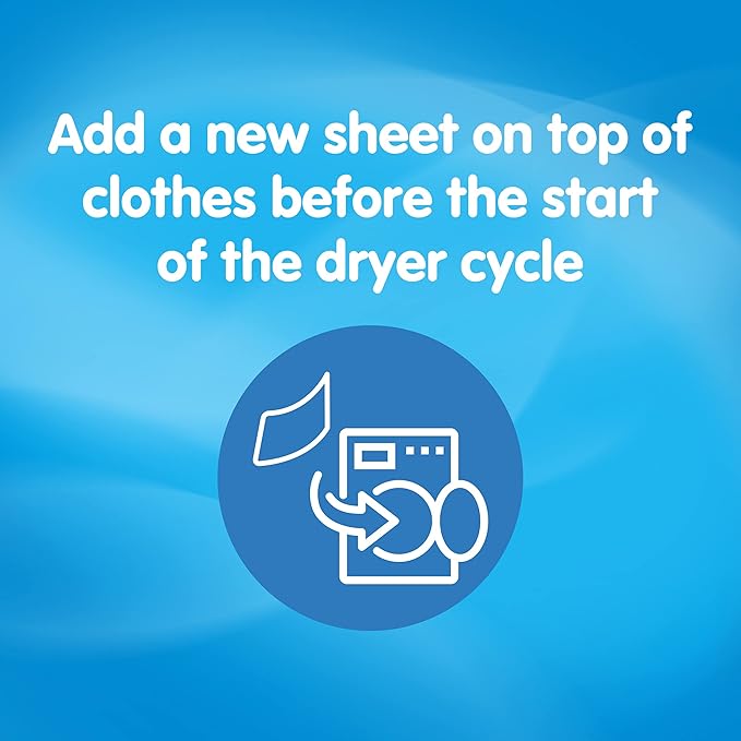 Snuggle Fabric Softener Dryer Sheets, Blue Sparkle, 80 Count
