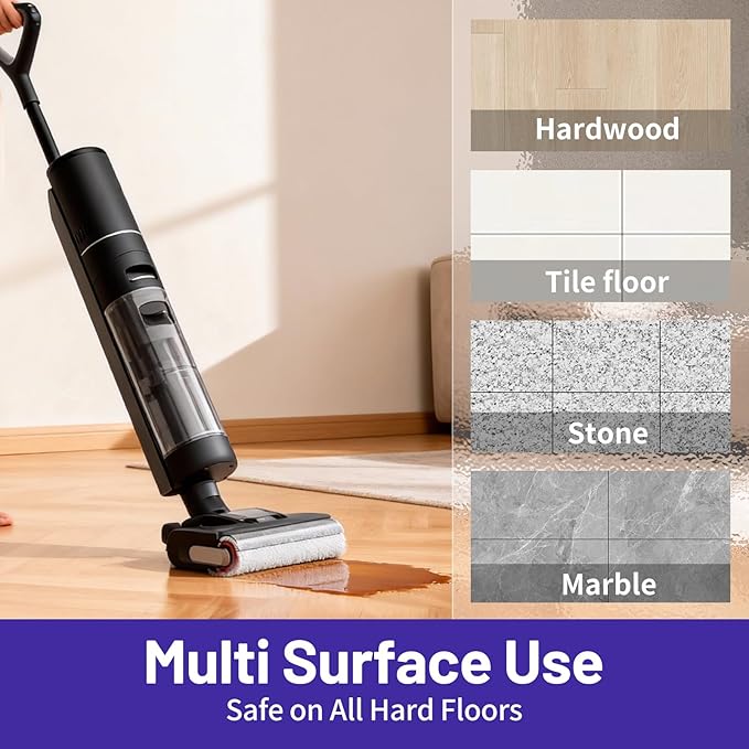 Multi-Surface Floor Cleaning Solution Compatible with Dreame Cleaning Solution, Lavender Scent, Deep Clean, Suitable for All Mopping Robot Vacuums and Cordless Wet/Dry Mops (500 ml)