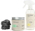Everneat Oven Cleaning Kit: Natural Oven Cleaner and Kitchen Cleaner | Heavy Duty Oven Cleaner & Oven Rack Cleaner Kit | Fume-free & Safe to Clean All Ovens (Lift) | Refillable Plastic Jar & Bottle