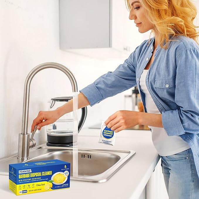 Washing Machine Cleaner 24-pack & Foaming Enzyme Garbage Disposal Cleaner Bundle 24-pack