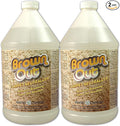 Quality Chemical Brown Out Carpet Stain Remover/Carpet Cleaner Solution for Machine/Carpet Cleaning Solution/Carpet Clean/Rug Cleaner Solution/Carpet Shampoo Cleaner/Rug Shampoo - 128 oz (Pack of 2)