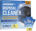 Garbage Disposal Cleaning Deodorizer Tablets - (24 Pack), Super Fresh Lemon Foam Deep Cleaning Action Sink, Garburator, Disposer Freshener, Natural Kitchen Drain Care - 1 Year Supply