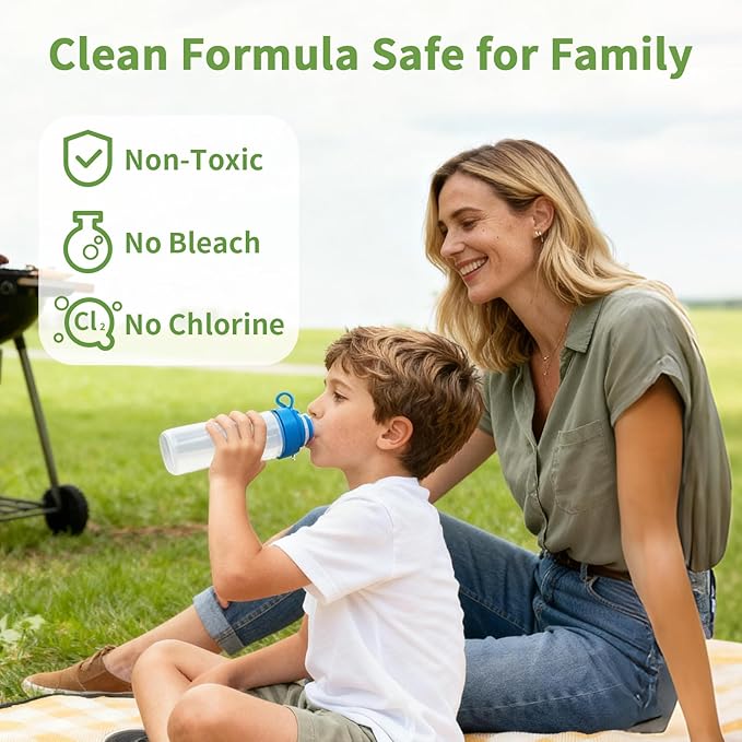 Water Bottle Cleaning Tablets, Water Bottle Cleaner For Stainless Steel, Tumbler, Travel Mugs, Bottle Cleaner Tablets 24 Count