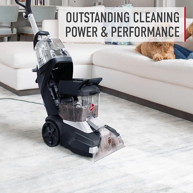 Hoover Renewal Deep Cleaning Carpet Shampoo, Concentrated Machine Cleaner Solution, 128oz Formula, AH30932, White