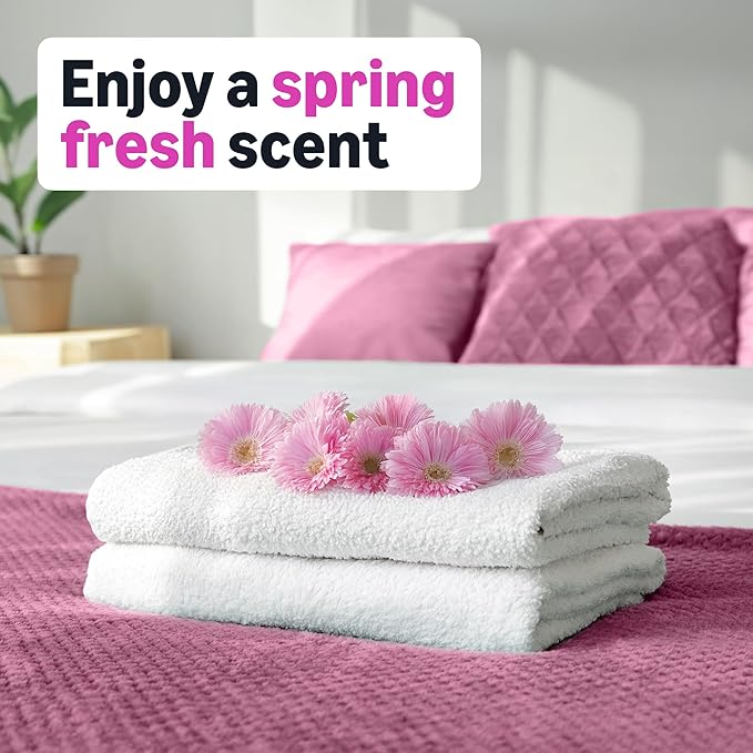 Amazon Basics Dryer Sheets, Spring Fresh, Laundry Fabric Softener, 160 Count