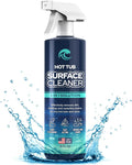 Hot Tub Surface Cleaner – Fast Acting Formula, Easy Spray & Wipe Use, For Acrylic, Vinyl, Fiberglass, Inflatable, Swim Spa & Jet Tubs, Removes Dirt, Grime & Waterline Residue – Made in USA, 16 oz
