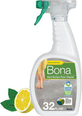 Bona Multi-Surface Floor Cleaner Spray - 32 fl oz - Lemon Mint Scent - Refillable - Residue-Free Floor Cleaning Solution for Stone, Tile, Laminate, and Vinyl Floors
