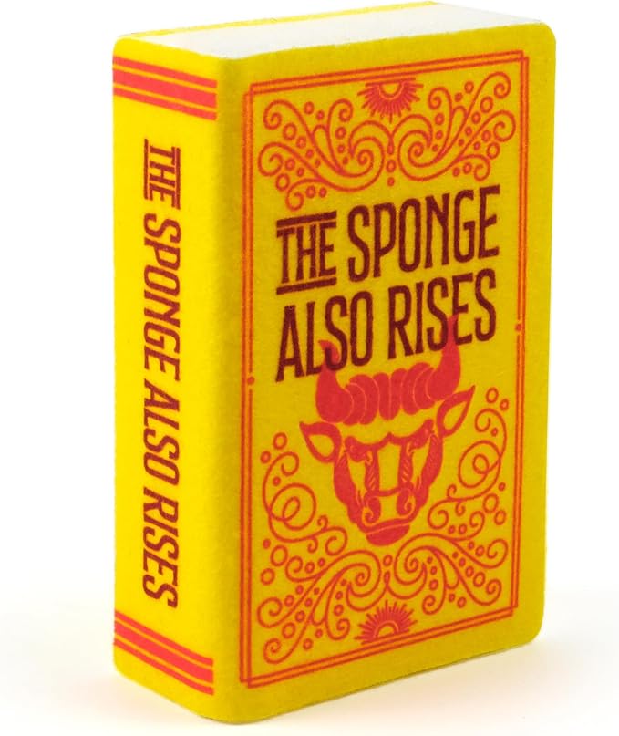 Genuine Fred Neat and Novel, Book Kitchen Sponges, Set of 3