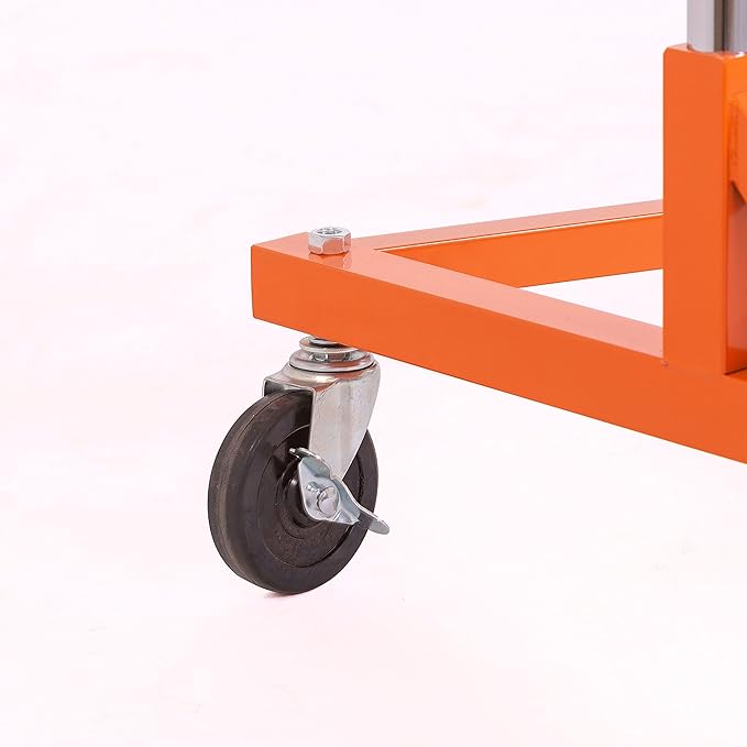 Econoco Commercial Garment Rack - Rolling Clothes Rack, Heavy Duty (Z Rack with Garment Cover, Orange)