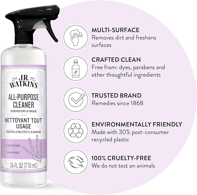 JR Watkins All Purpose Cleaner Lavender 24floz - 2pk