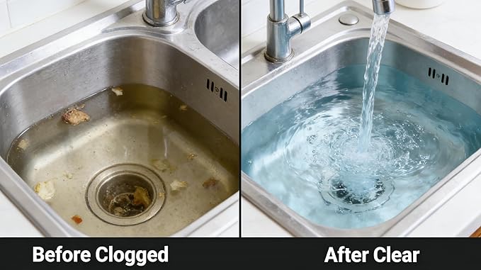 Wild Tornado Powerful Sink and Drain Cleaner High Efficiency - Drain Clog Remover Kitchen Sewer Power Pipe Channel Powder (4)
