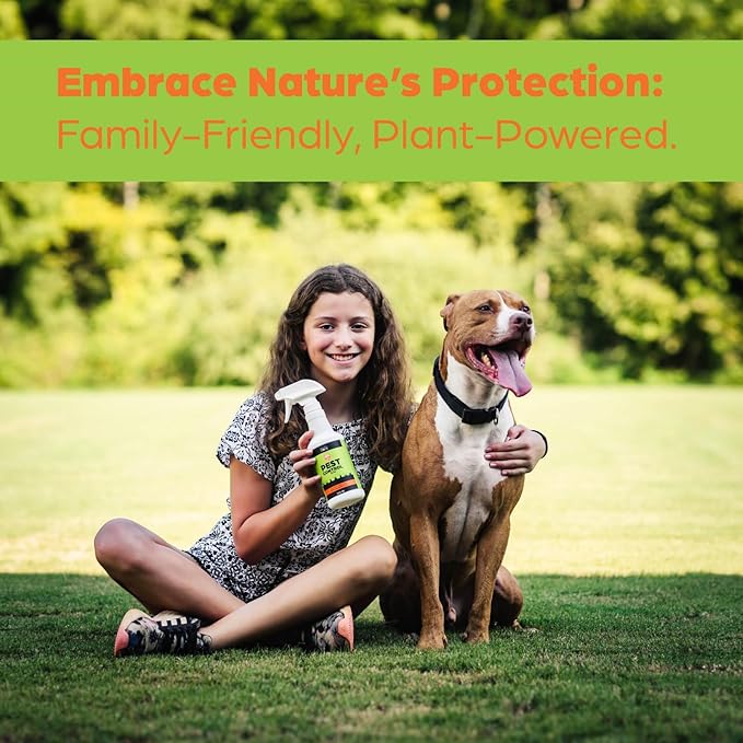 Nature's Dome Eco-Friendly Lab Tested – 16 oz – Pest Control - Insect, Spider, Fly, Flea, Ticks, Ant Spray Safe for Pets and Kids 100% Natural – Fast-Acting, for Indoor & Outdoor Use