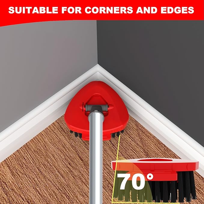 Small 1 Pack Scrub Brush Replace Head ONLY for O Cedar RinseClean 2-Tank Spin Mop, NOT for EasyWring 1-Tank System