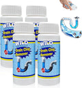 4PCS Wild Tornado Pipe Dredge,Strong Drain Cleaner for Kitchen, Powerful Sink Cleaner for Kitchen Toilet Pipeline Quick Cleaning Tool