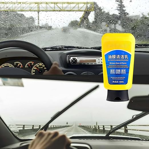 Oil Film Cleaning Emulsion, Quick Effect Oil Cleaning Emulsion - Car Window Glass Coating Remover