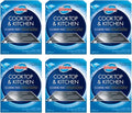 Glisten GC0608T Cooktop & Kitchen Cleaning, 8 Large/16 Small Pads Per Box, 6 Pack