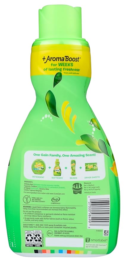 1.23L Liquid Fabric Softener