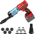 Cordless Vacuum Cleaner for Milwaukee M18 Battery, 105AW Brushless Handheld Vacuum with 3-Speed Control, LED Light, 4 Nozzles & 5 Filters, Portable Vacuum for Car Floor Home (No Battery)