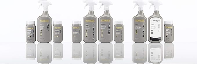 KOHLER K-23725-NA Cast Iron Cleaner, For Kitchen and Bathroom, 8 oz Bottle, Non-abrasive Cream-based Cleaner