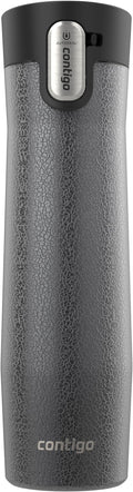 Contigo® AUTOSEAL® West Loop Vacuum-Insulated Stainless Steel Travel Mug with Easy-Clean Lid, 24 oz, Crystal Sake