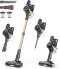 NADALY Cordless Vacuum Cleaner, 500W 40KPA Stick Vacuum with 45min Runtime, Anti-Tangle Vacuum Cleaners for Home, 1.5L Dust Cup, Rechargeable Wireless Vacuum for Hardwood Floor Carpet Pet Hair