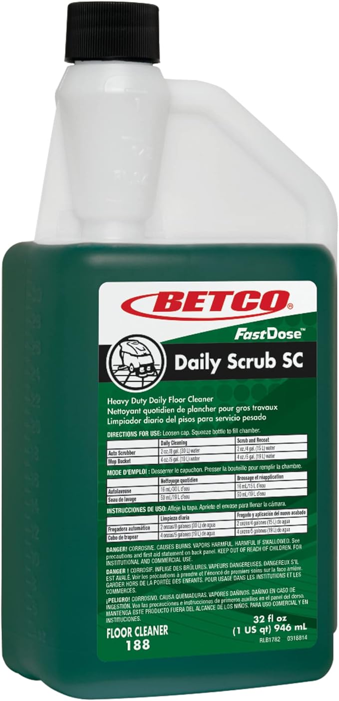 Betco® Daily Scrub SC, 1-Quart, Pack Of 6