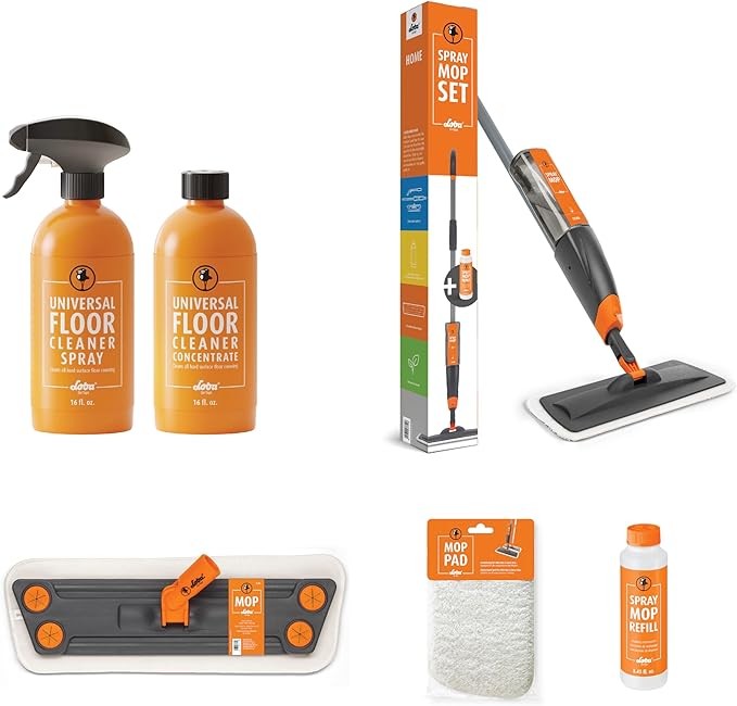 LOBA Microfiber Floor Cleaning Pad Spray Mop Mop (2 pack)