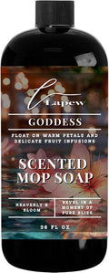 Lapew Goddess Scented Mop Soap - Luxury Floor Cleaner Concentrate for Mopping Tile, Laminate, Vinyl & Hardwood | Streak-Free, Low-Foam | 36 oz