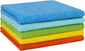 AIDEA Microfiber Cleaning Cloth, 5PK, Soft Absorbent Rags, Microfiber Towels for Cars, Kitchen Towels, Dusting Cloth for Home, Window, Cleaning Supplies, 12"×12"