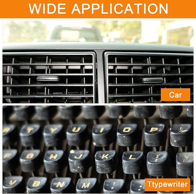 15 PCS Microfiber Detail Duster Sticks, Mini Duster Crevice Cleaning Tool Car Air Vent Cleaner for Home Air Vent Window The Smallest Spaces