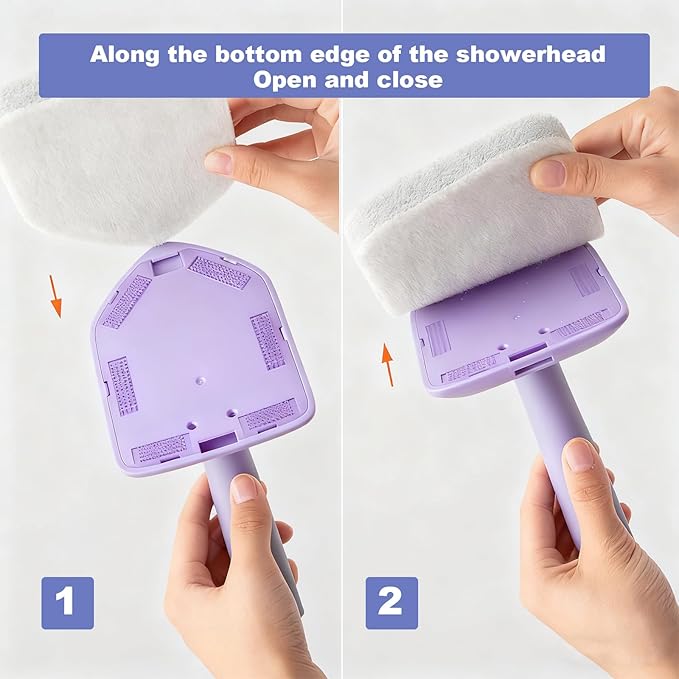 2Pcs Scouring Pads Grey Scrub Pads for Cleaning Reusable Scrub Sponge Non Scratch Fit Tub Tile Scrubber Brushes Cleaning for Kitchen Toilet Wall Tile Sink