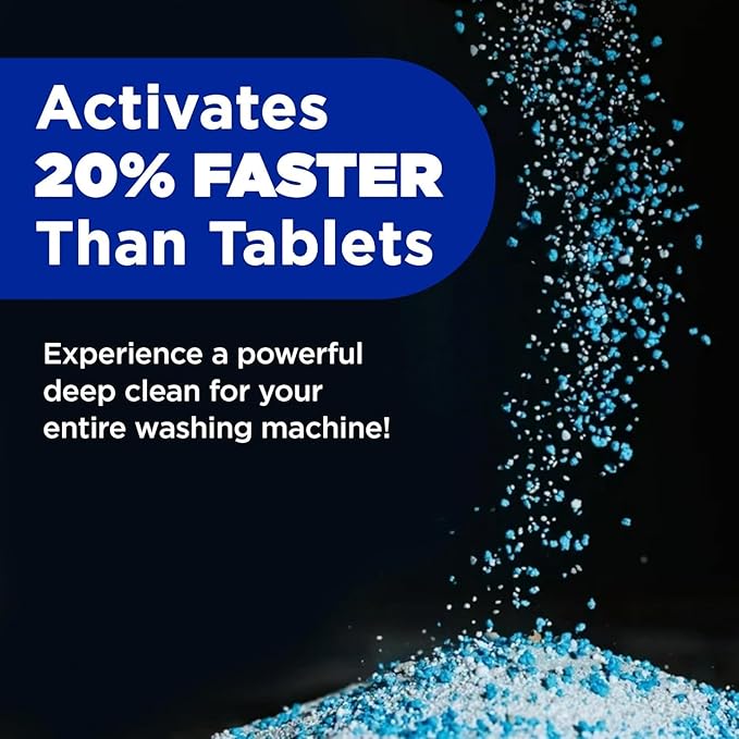 Washing Machine Cleaner by Tide, Washer Machine Cleaner with Oxi for Front and Top Loader Washer Machines, Deep Cleaning Odor Eliminator, 3 Month Supply